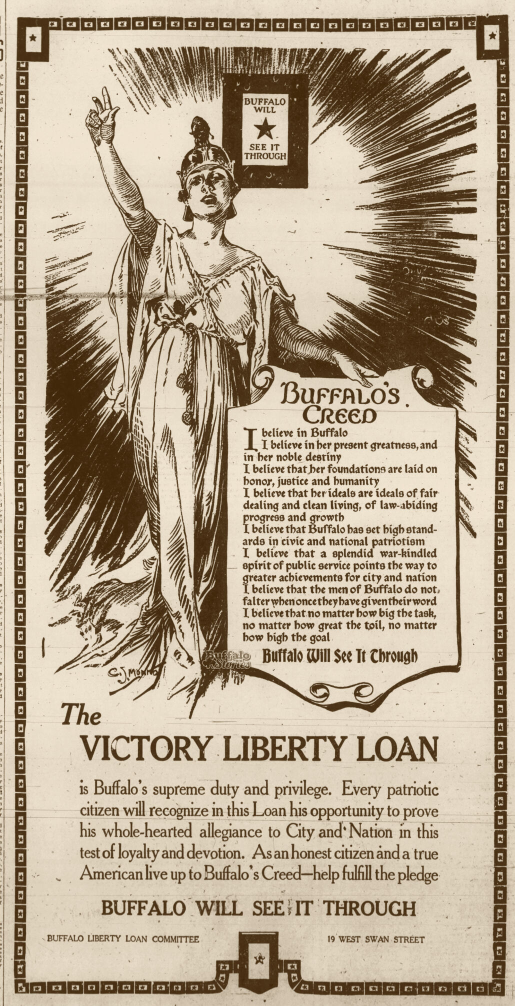 Buffalo's Creed 1919